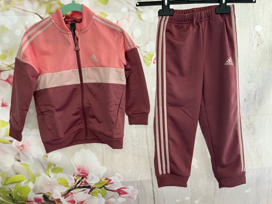 Girls adidas Tracksuit new with tags age 2/3 years