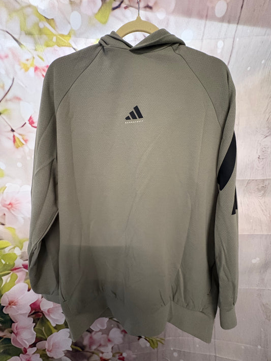 Unisex adidas Basketball spacer hoodie size Medium 0044