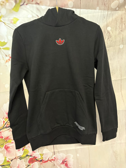 Junior adidas collegiate hoodie Black age 13/14 years 0046
