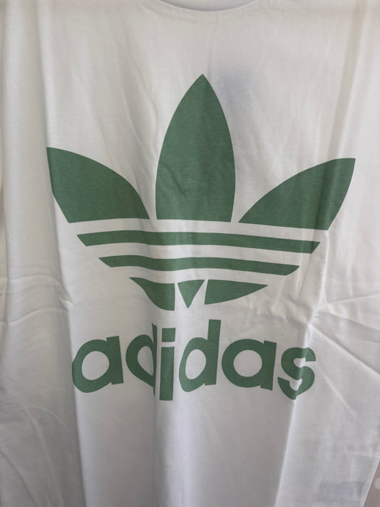 Woman’s adidas Big Trefoil Tee Shirt size uk 8